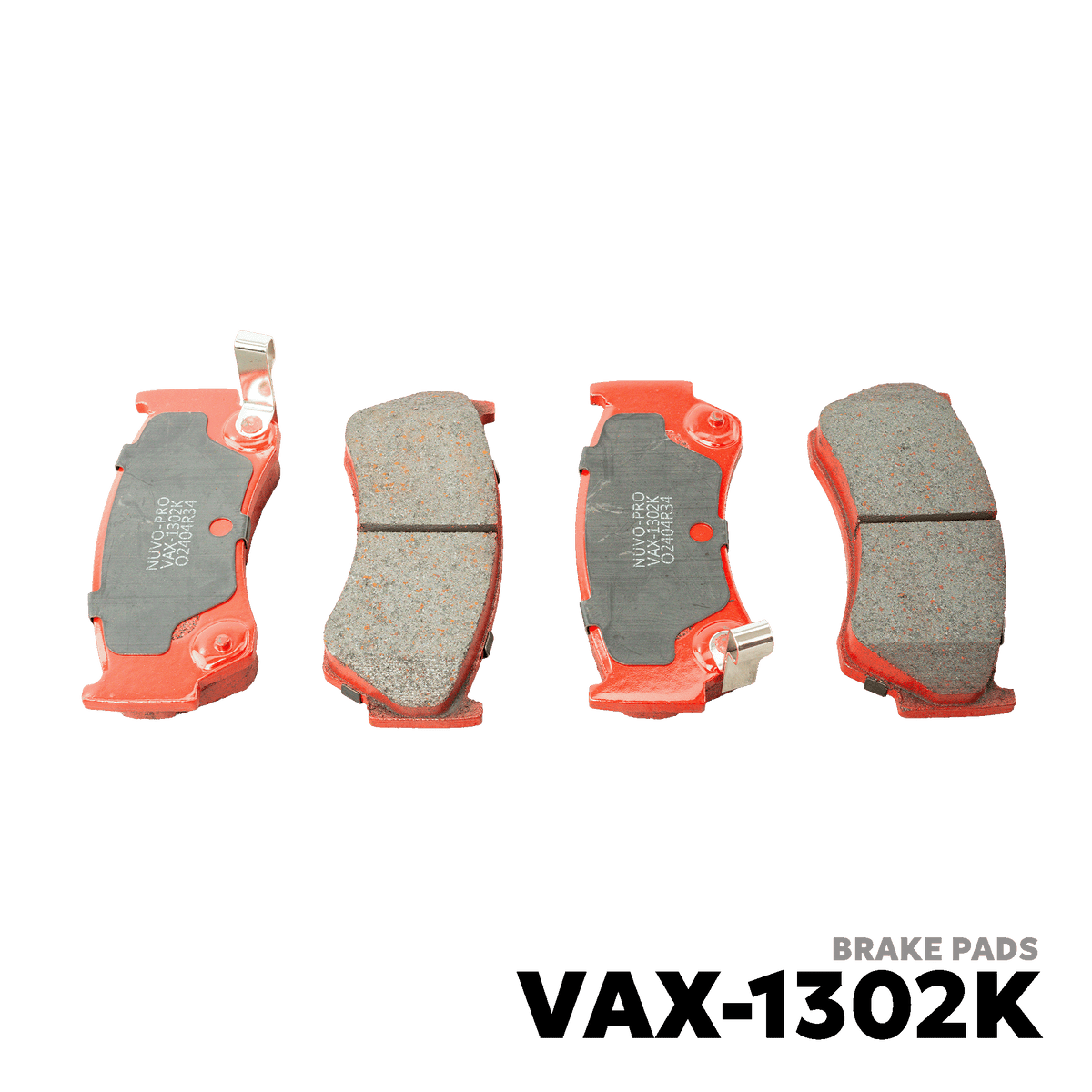 1995 - 2001 NISSAN SENTRA GX / GS / SUPER TOURING BRAKE PAD - NUVO-PRO - VAX-1302K