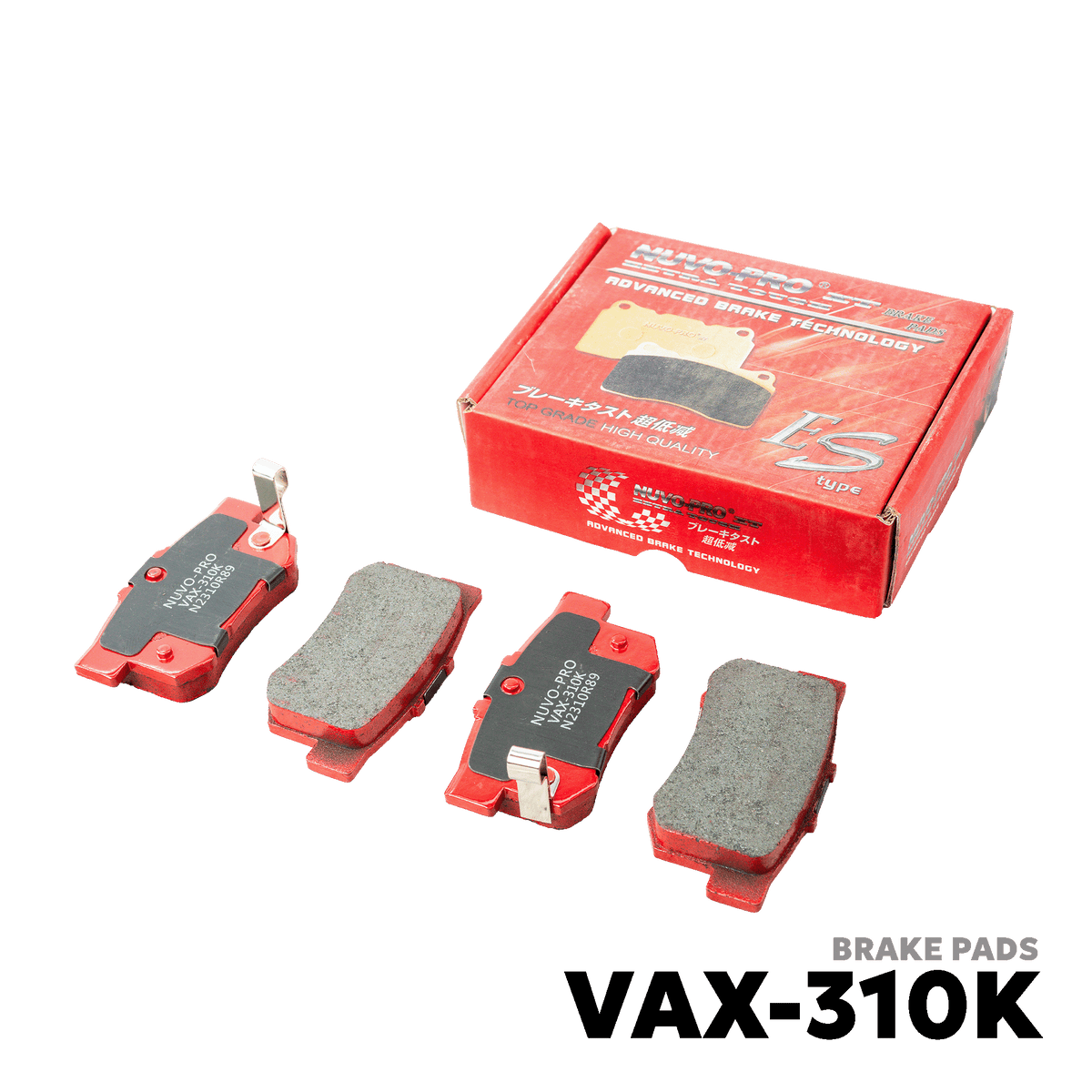 1994 - 1999 HONDA ACCORD BRAKE PAD - NUVO-PRO - VAX-310K