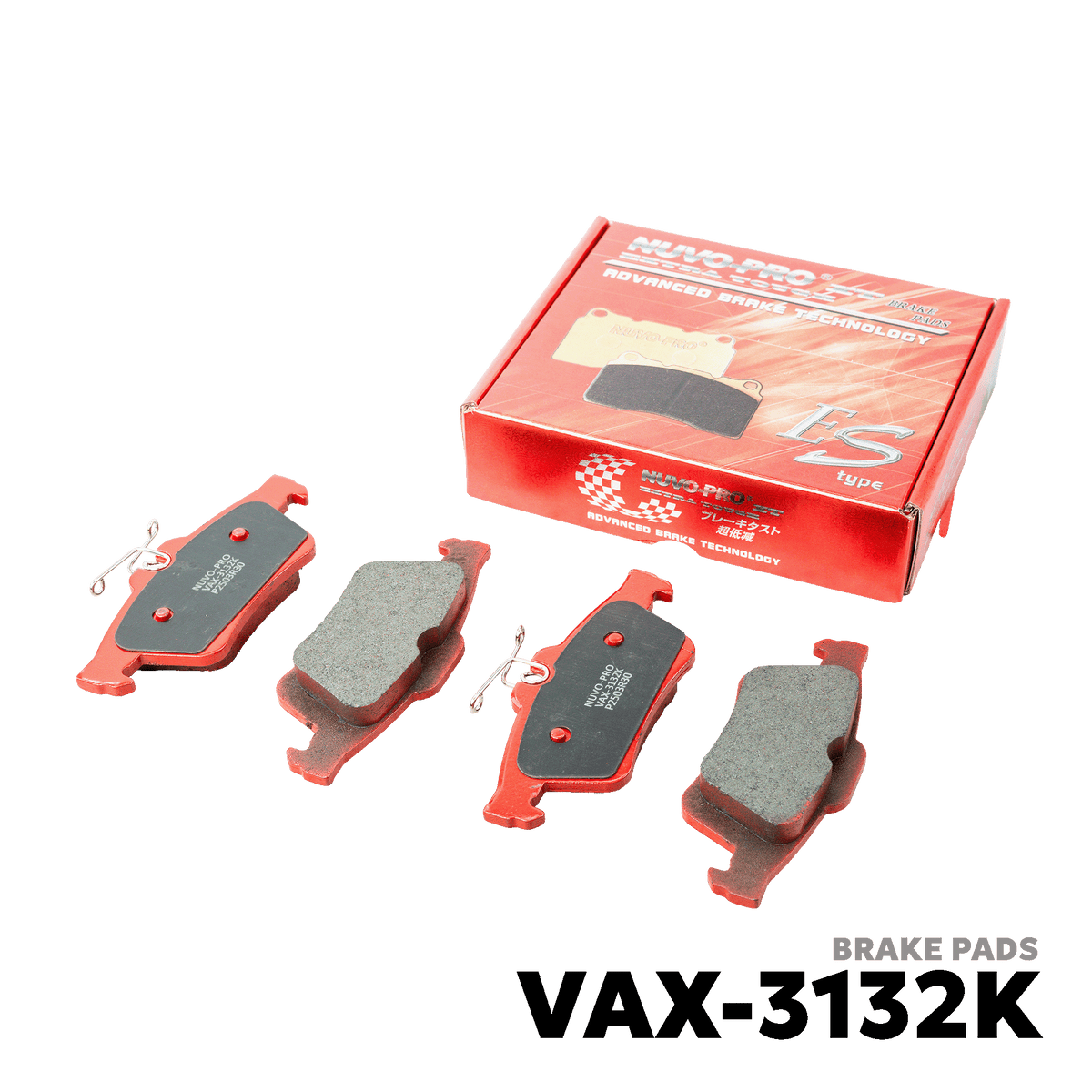 2004 - 2013 MAZDA 3 BRAKE PAD - NUVO-PRO - VAX-3132K