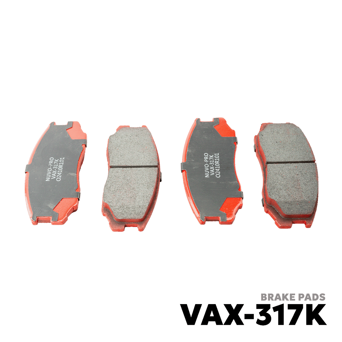 1991 - 1999 MITSUBISHI LANCER 1.3 BRAKE PAD - NUVO-PRO - VAX-317K