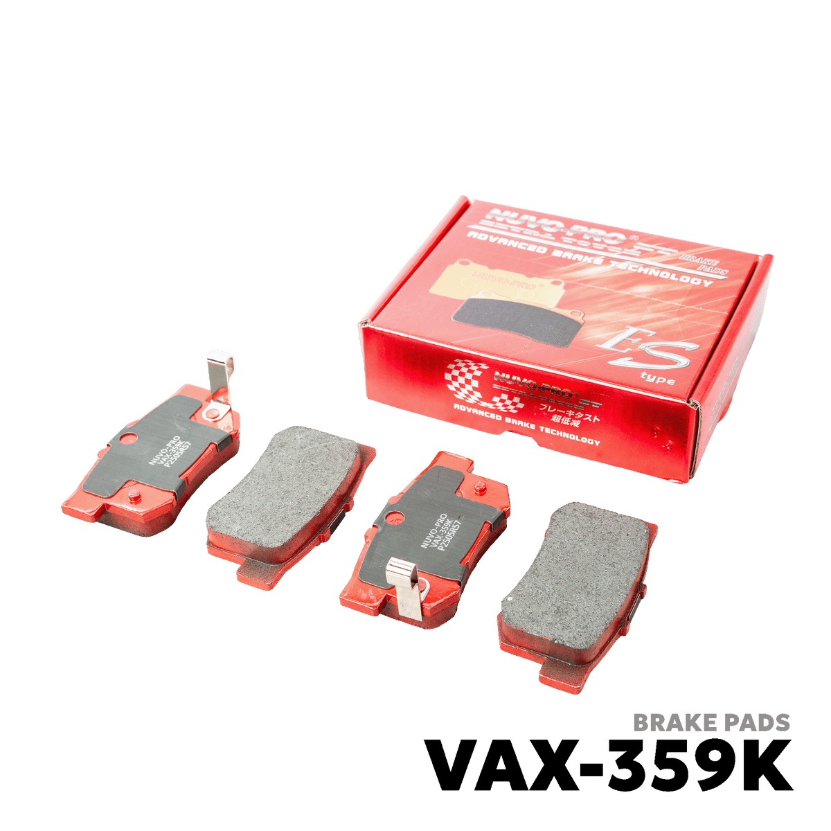 1993 - 2007 HONDA ACCORD BRAKE PAD - NUVO-PRO - VAX-359K
