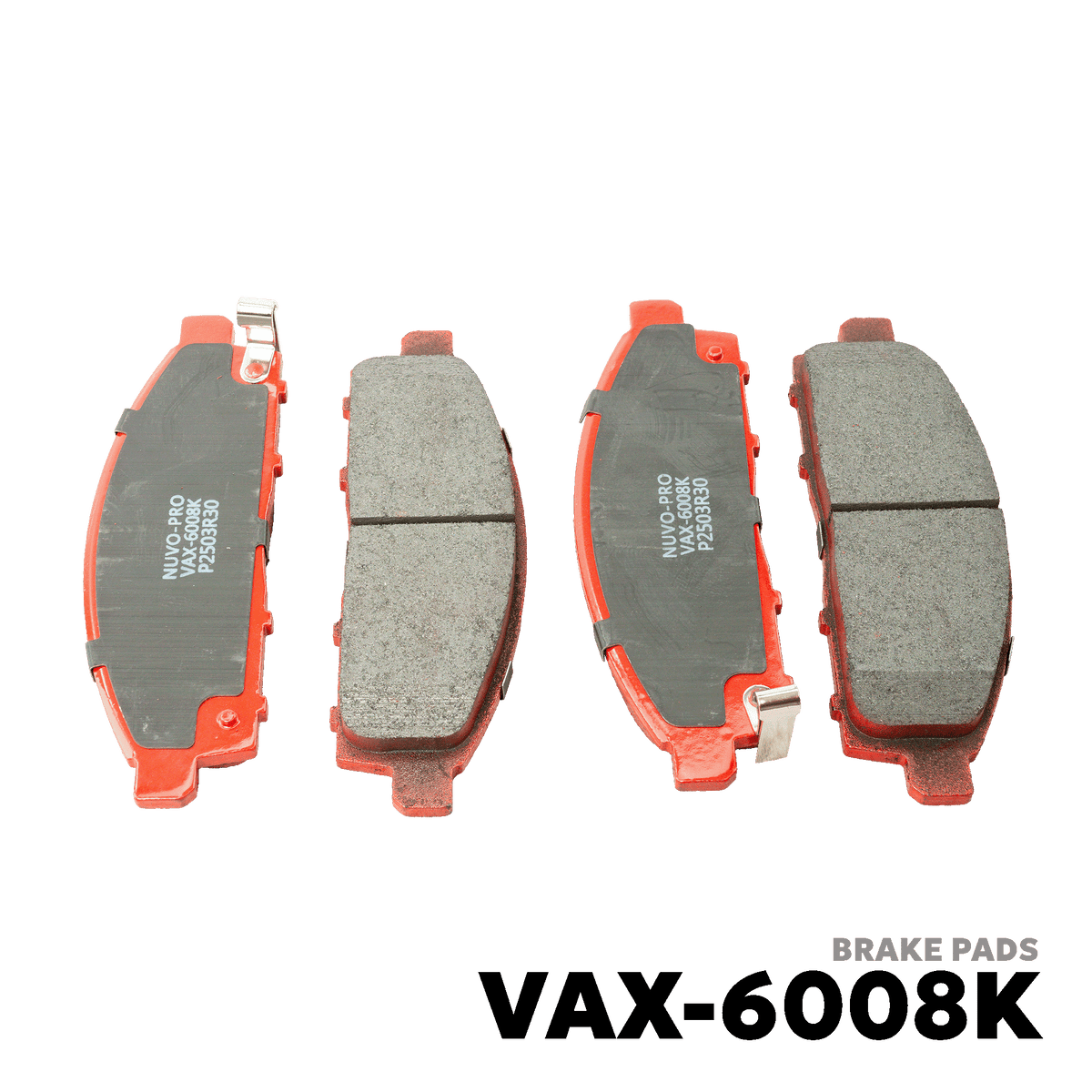 2008 - 2015 MITSUBISHI MONTERO SPORT GEN 2 BRAKE PAD - NUVO-PRO - VAX-6008K