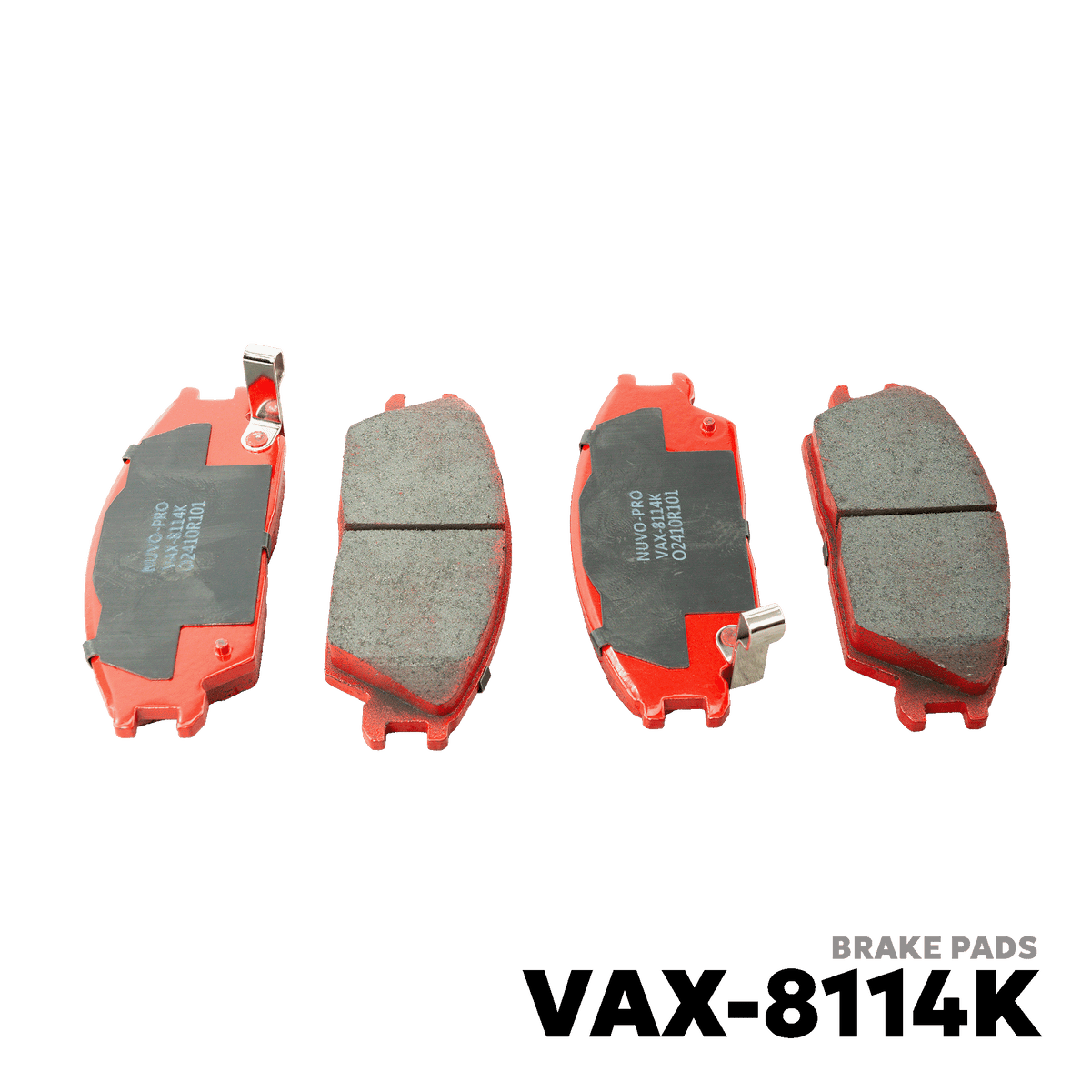1994 - 2004 HYUNDAI ACCENT BRAKE PAD - NUVO-PRO - VAX-8114K