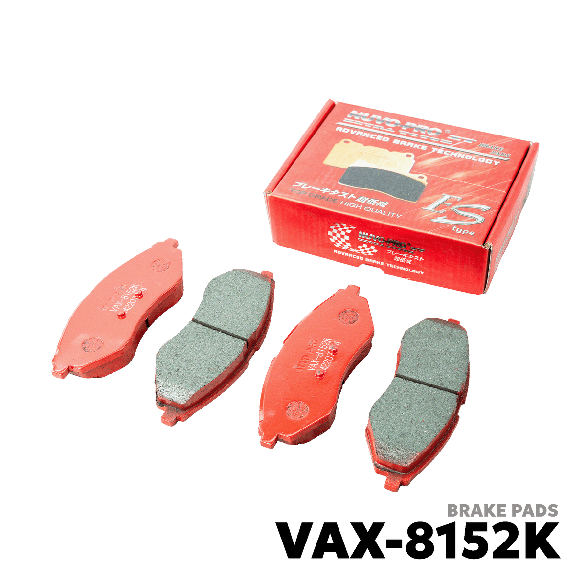 1998 - 2017 MITSUBISHI ADVENTURE BRAKE PAD - NUVO-PRO - VAX-8152K