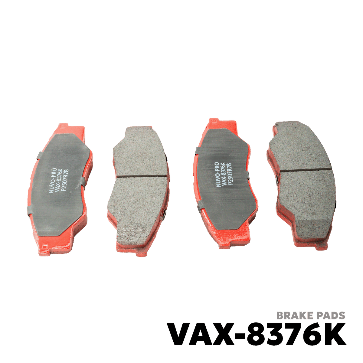 2005 - 2015 TOYOTA INNOVA GEN 1 BRAKE PAD - NUVO-PRO - VAX-8376K