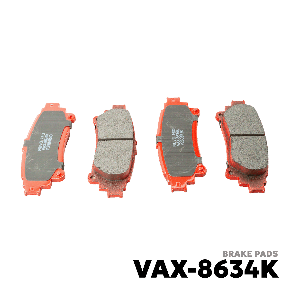 2018 - 2024 TOYOTA FORTUNER GEN 2 BRAKE PAD - NUVO-PRO - VAX-8634K