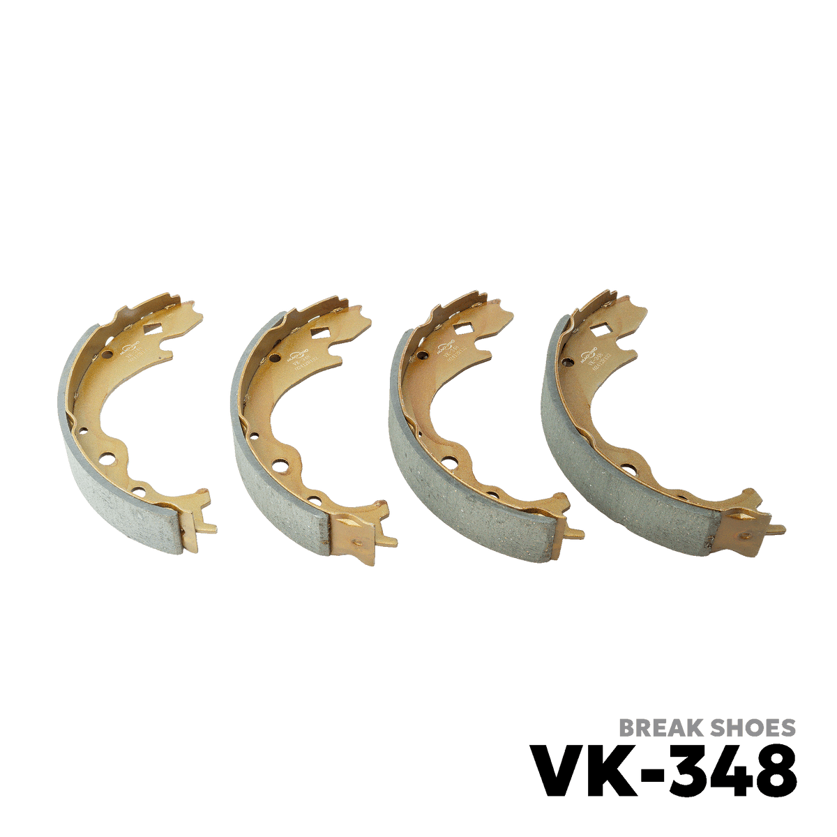 1984 - 2005 MAZDA E2000 POWER VAN BRAKE SHOE - NUVO-PRO - VK-348