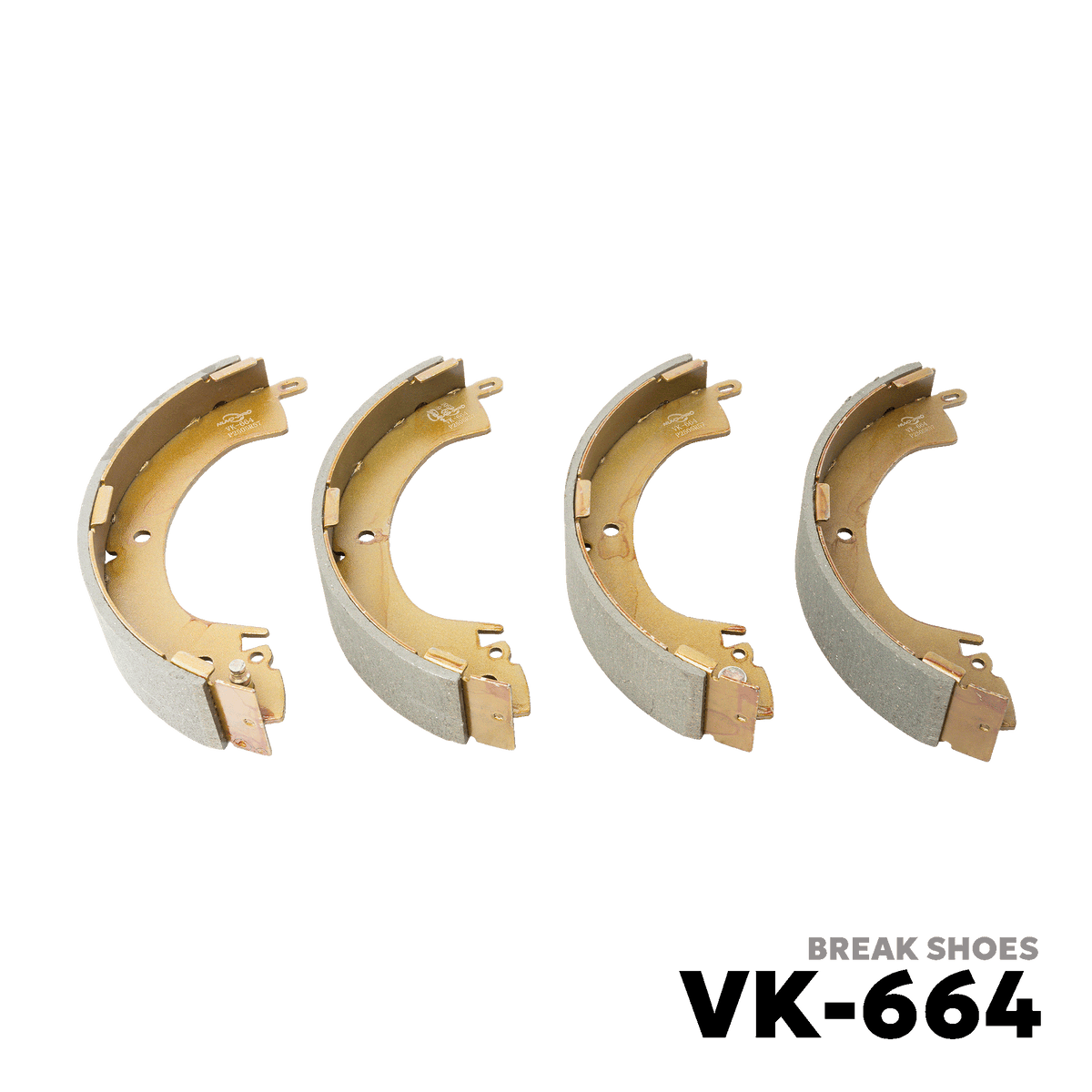 1986 - 2002 MITSUBISHI L300 GAS / DSL BRAKE SHOE - NUVO-PRO - VK-664