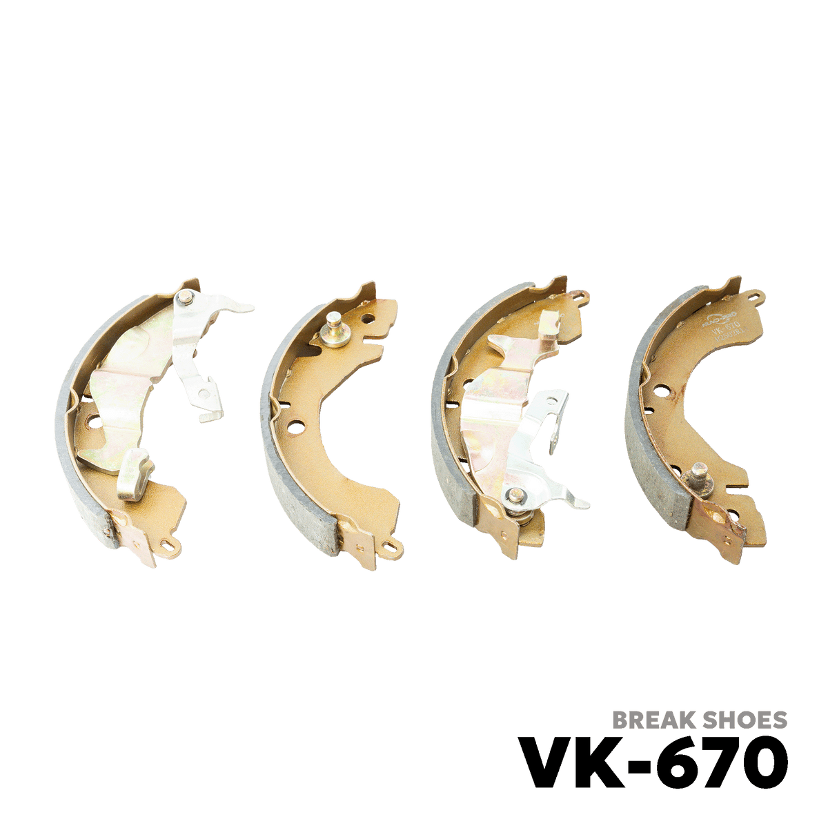 1989 - 1990 MITSUBISHI LANCER SINGKIT BRAKE SHOE - NUVO-PRO - VK-670