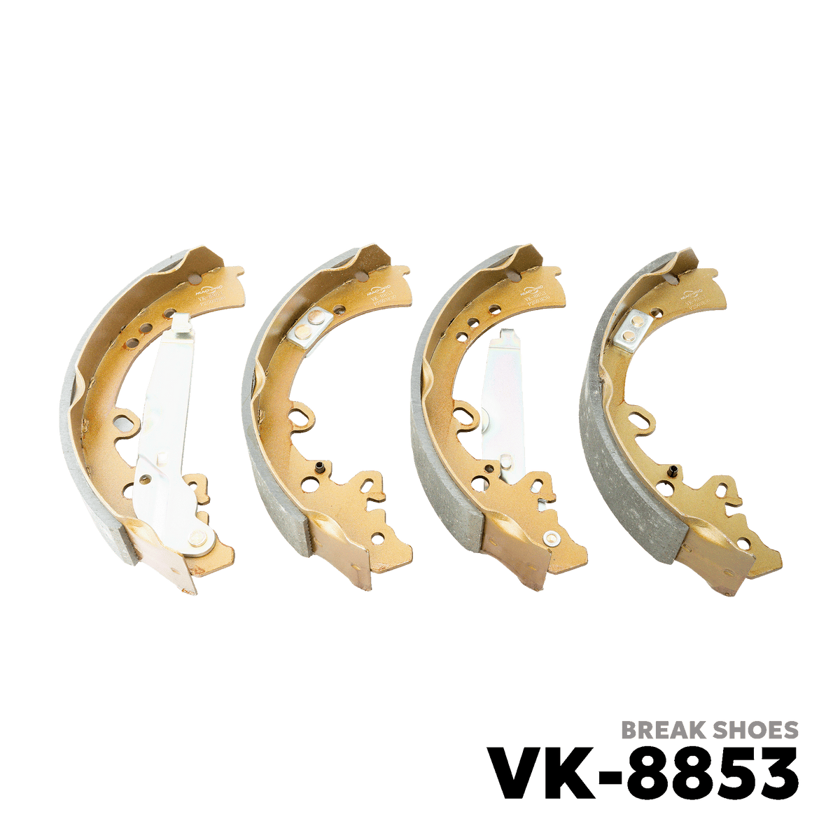 2005 - 2015 TOYOTA HILUX 4X4 BRAKE SHOE - NUVO-PRO - VK-8853