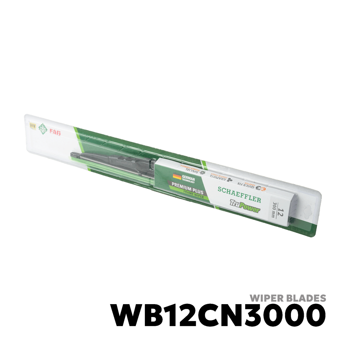 2011 - 2015 CHEVROLET SPARK (PASSENGER SIDE) WIPER BLADES - SCHAEFFLER WB12CN3000