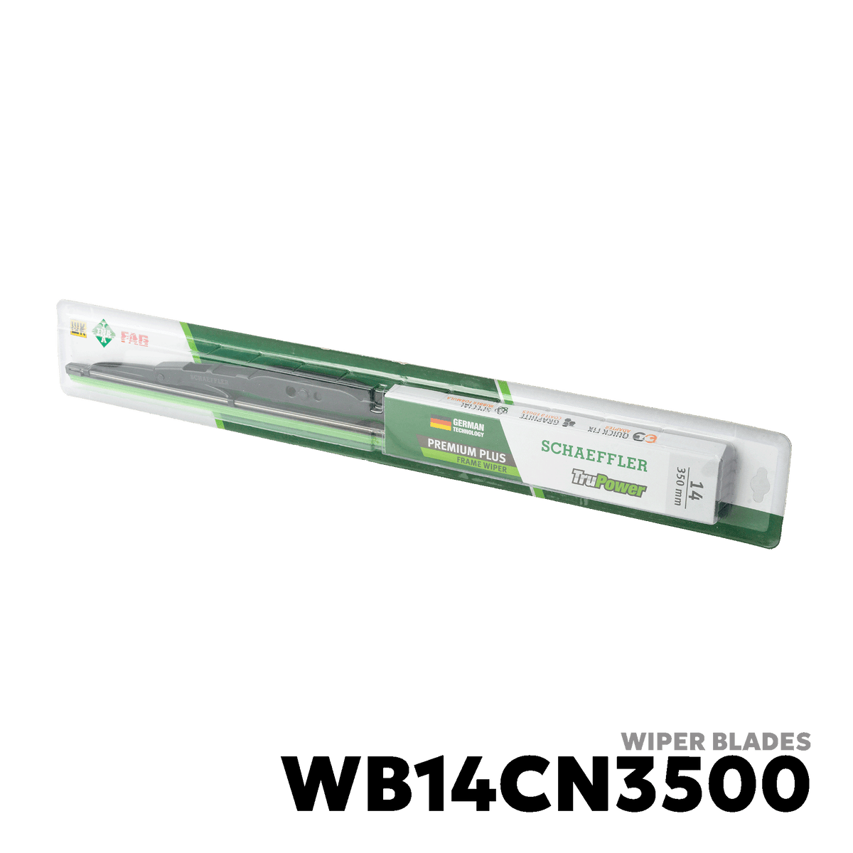 2003 - PRESENT TOYOTA VIOS (PASSENGER SIDE) WIPER BLADES - SCHAEFFLER WB14CN3500