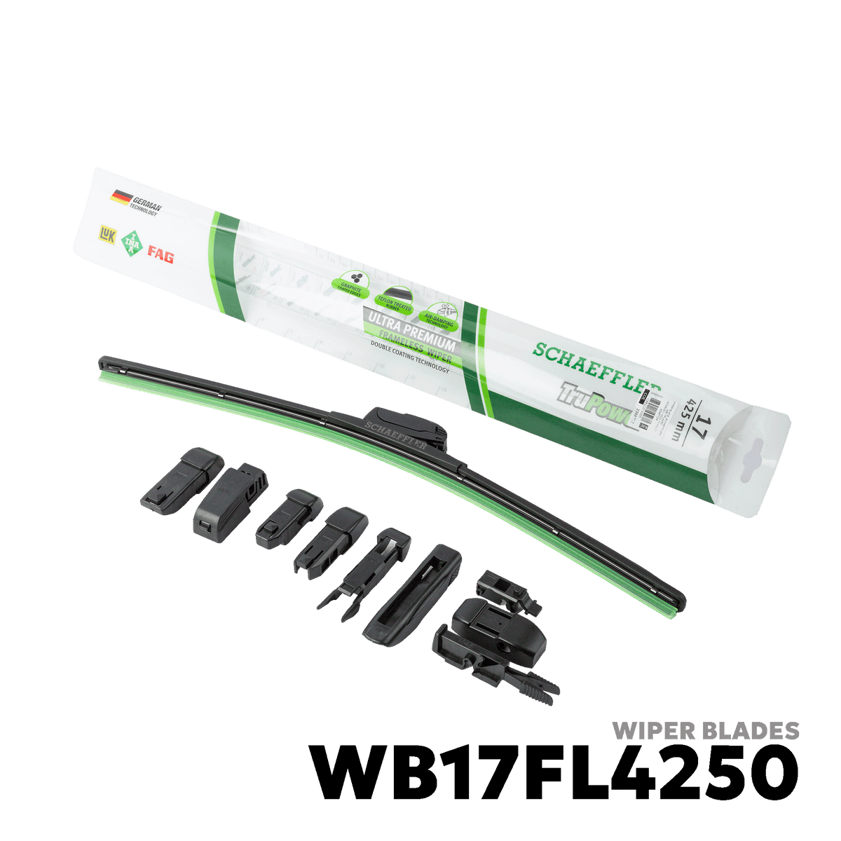 2018 - PRESENT NISSAN TERRA (PASSENGER SIDE) WIPER BLADES - SCHAEFFLER WB17FL4250