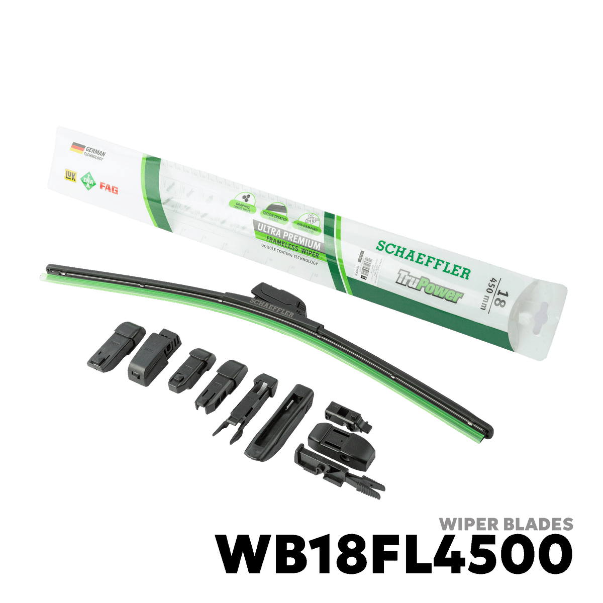 2012 - 2021 TOYOTA AVANZA (PASSENGER SIDE) WIPER BLADES - SCHAEFFLER WB18FL4500