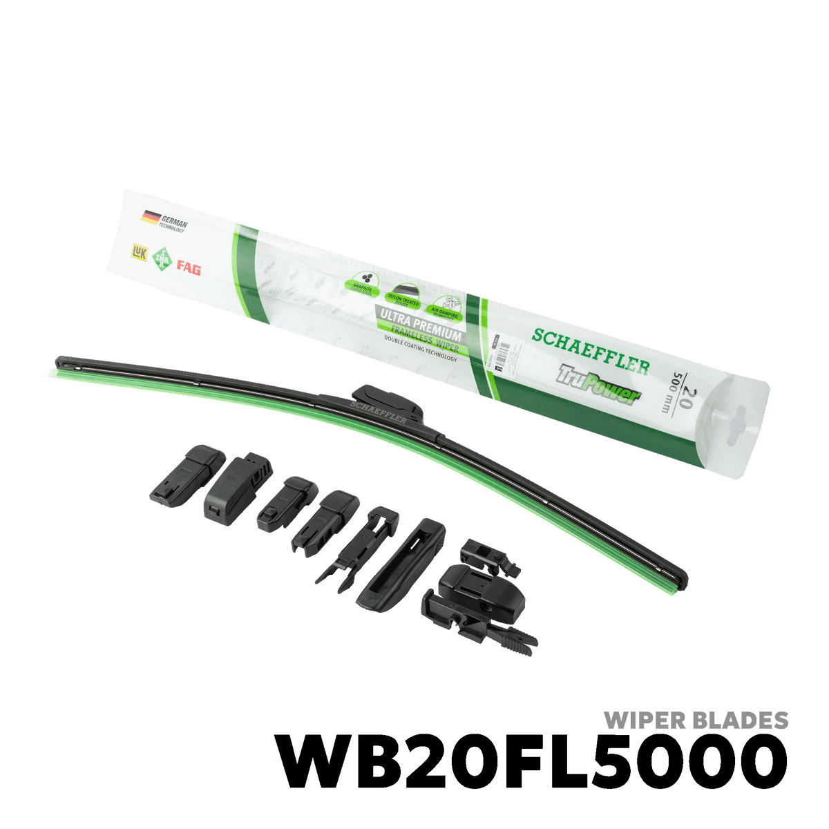 2007 - PRESENT HYUNDAI GRAND STAREX (PASSENGER SIDE) WIPER BLADES - SCHAEFFLER WB20FL5000