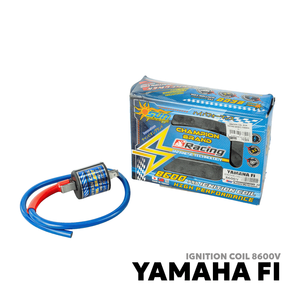 2017 - 2026 YAMAHA AEROX 155 V1 / V2 / Y-CONNECT IGNITION COIL 8600V - SUN RACING SPIRIT - YAMAHA FI