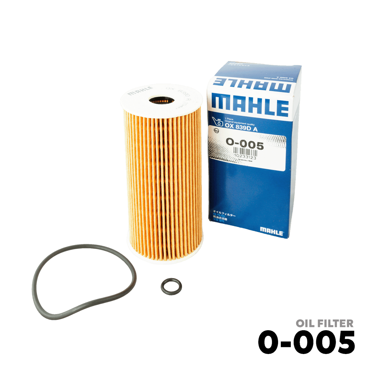 2010 - 2023 HYUNDAI TUCSON CRDi DSL OIL FILTER - MAHLE - 0-005