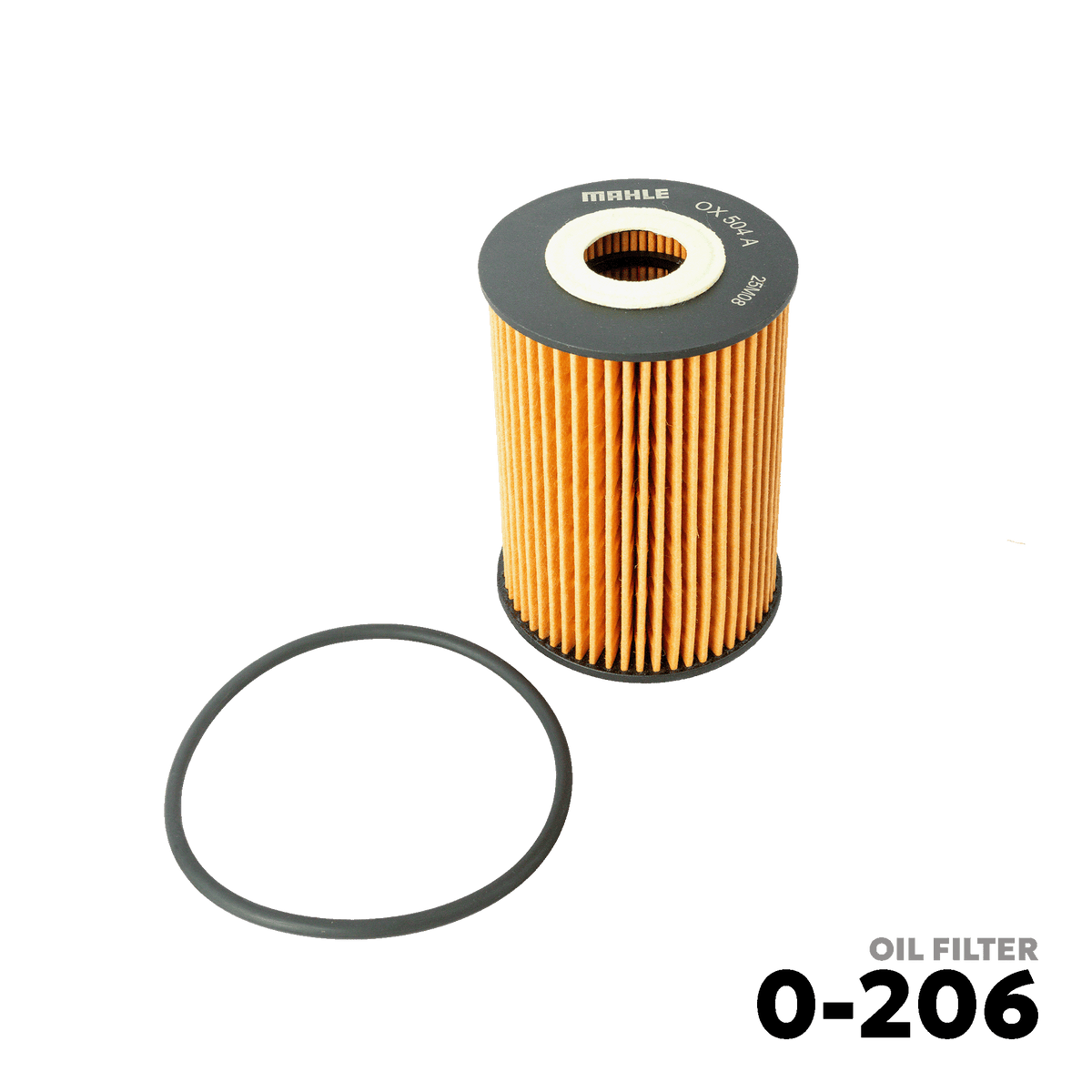 2000 - 2017 NISSAN PATROL 3.0 DSL OIL FILTER - MAHLE - 0-206