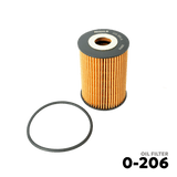 2000 - 2017 NISSAN PATROL 3.0 DSL OIL FILTER - MAHLE - 0-206