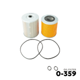 1995 - 2015 MITSUBISHI FUSO FIGHTER 6D22 / 6D24 OIL FILTER - MAHLE - 0-359