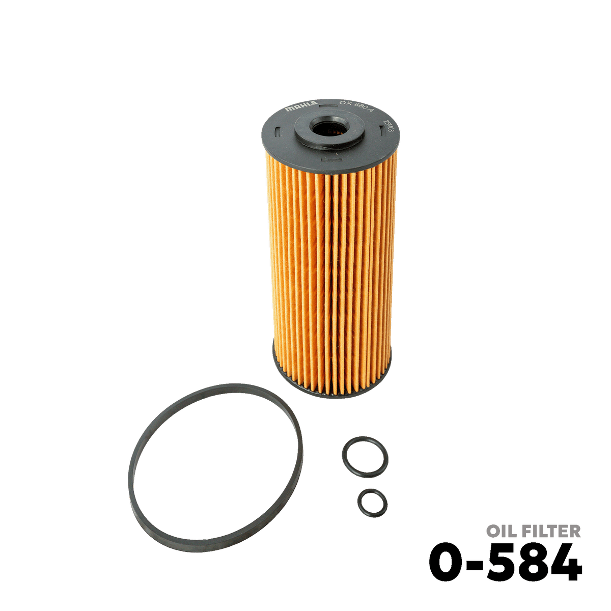 2007 - 2023 ISUZU ELF / NHR / NKR / NPR / NLR / NMR OIL FILTER - MAHLE - 0-584