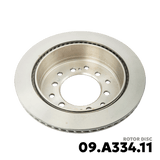 1996 - 2009 TOYOTA LAND CRUISER PRADO J90 / J120 ROTOR DISC - BREMBO - 09.A334.11