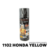 ALL VEHICLES SPRAY PAINT - SAMURAI - 1102 HONDA YELLOW