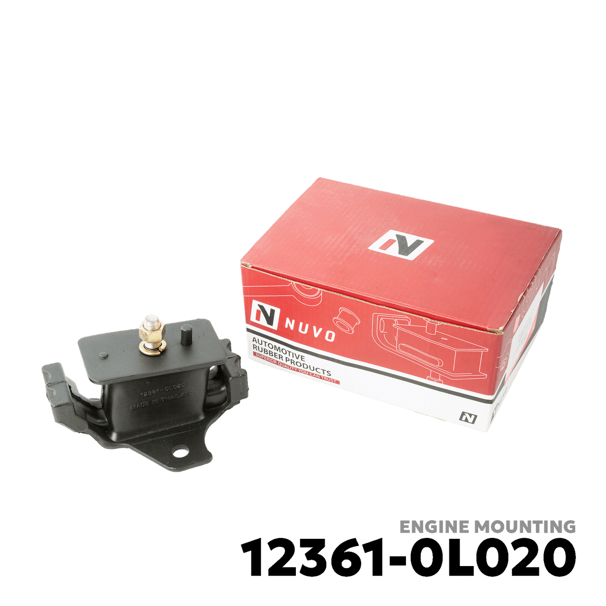 2015 - 2023 TOYOTA FORTUNER GEN 2 ENGINE MOUNTING - NUVO-PRO - 12361-0L020