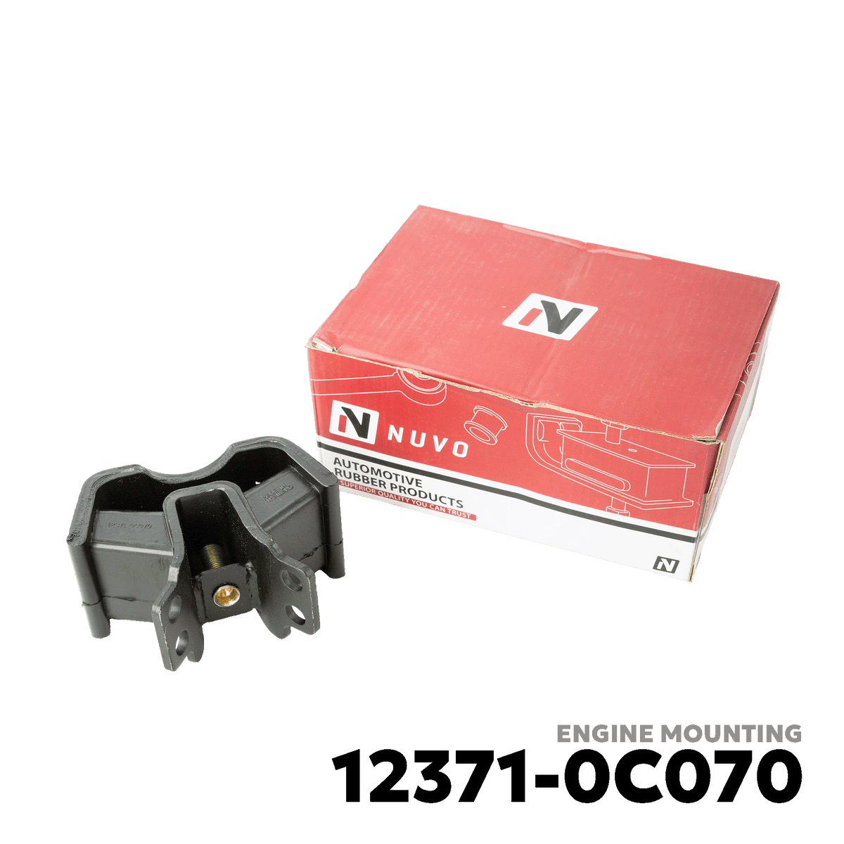 2004 - 2015 TOYOTA HILUX / VIGO GEN 7 ENGINE MOUNTING - NUVO-PRO - 12371-0C070
