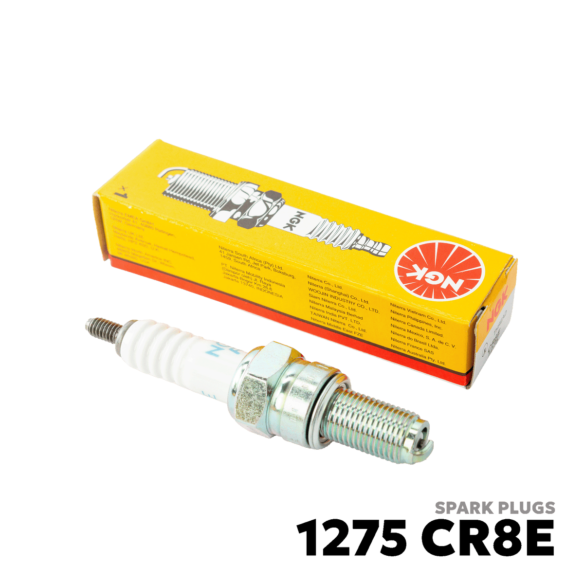 2004 - 2018 SUZUKI RAIDER 150 CARB SPARK PLUGS - NGK - 1275 CR8E
