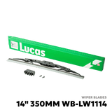 2007 - 2024 TOYOTA VIOS GEN 2 / 3 / 4 WIPER BLADE - LUCAS - LW1114