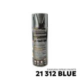 ALL VEHICLES SPRAY PAINT - SAMURAI - 21 312 BLUE
