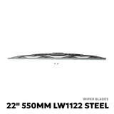 2012 - 2025 MITSUBISHI MIRAGE HATCHBACK WIPER BLADE - LUCAS - LW1122 STEEL