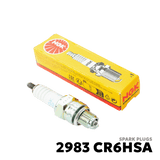 2007 - 2018 YAMAHA MIO SPORTY / SOUL / AMORE CARB SPARK PLUGS - NGK - 2983 CR6HSA