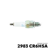 2007 - 2018 YAMAHA MIO SPORTY / SOUL / AMORE CARB SPARK PLUGS - NGK - 2983 CR6HSA