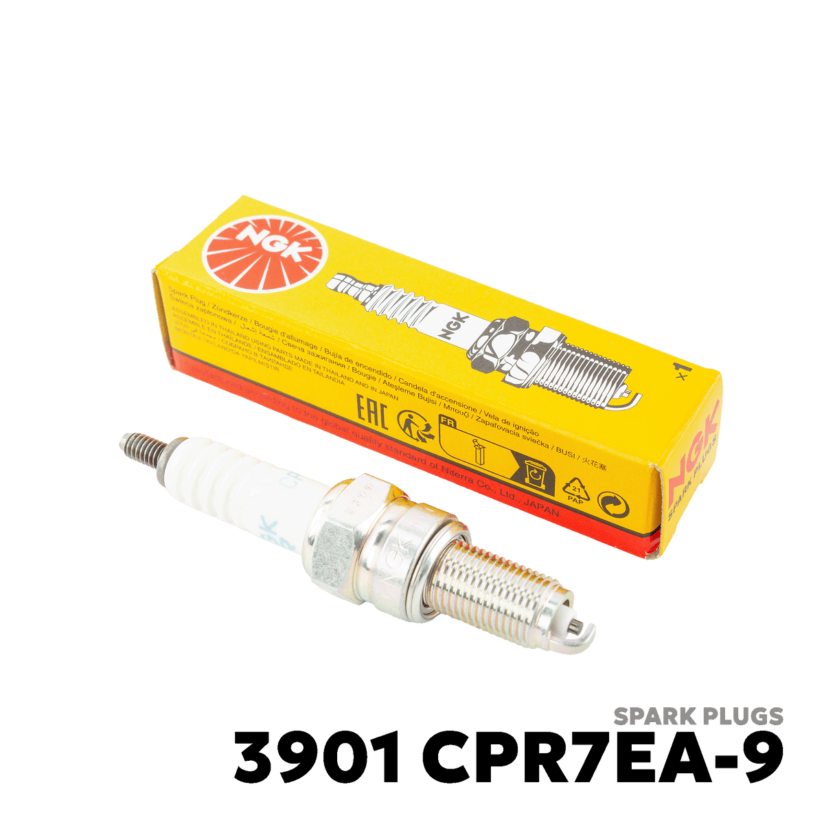 2015 - 2022 HONDA CLICK 125i / 150i SPARK PLUGS - NGK - 3901 CPR7EA-9