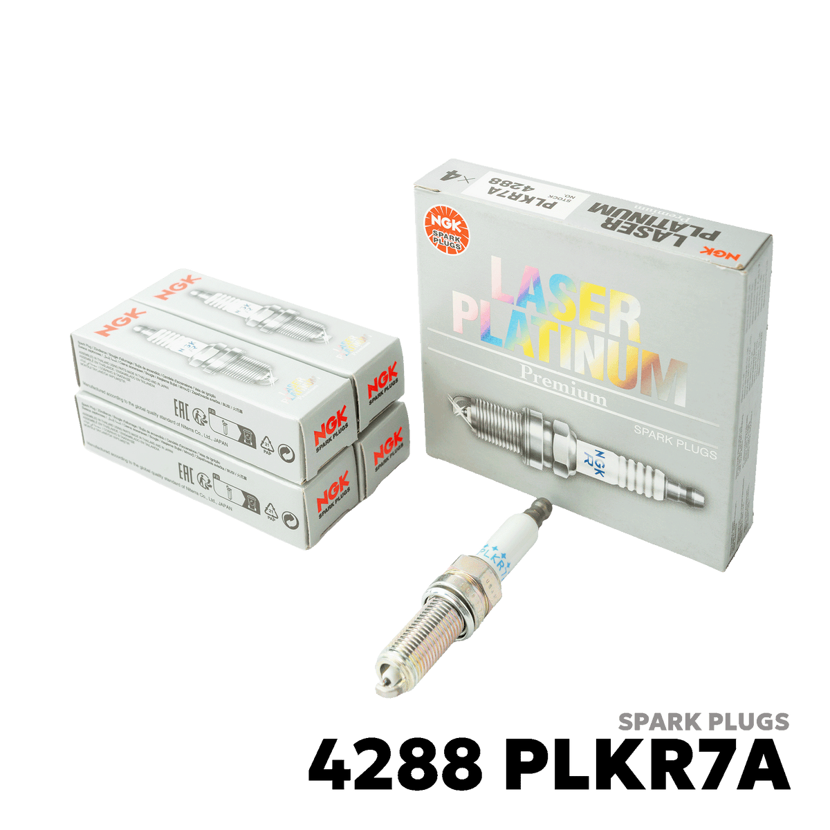 2005 - 2012 MERCEDES-BENZ C-CLASS W203 / W204 / CL203 SPARK PLUGS - NGK - 4288 PLKR7A