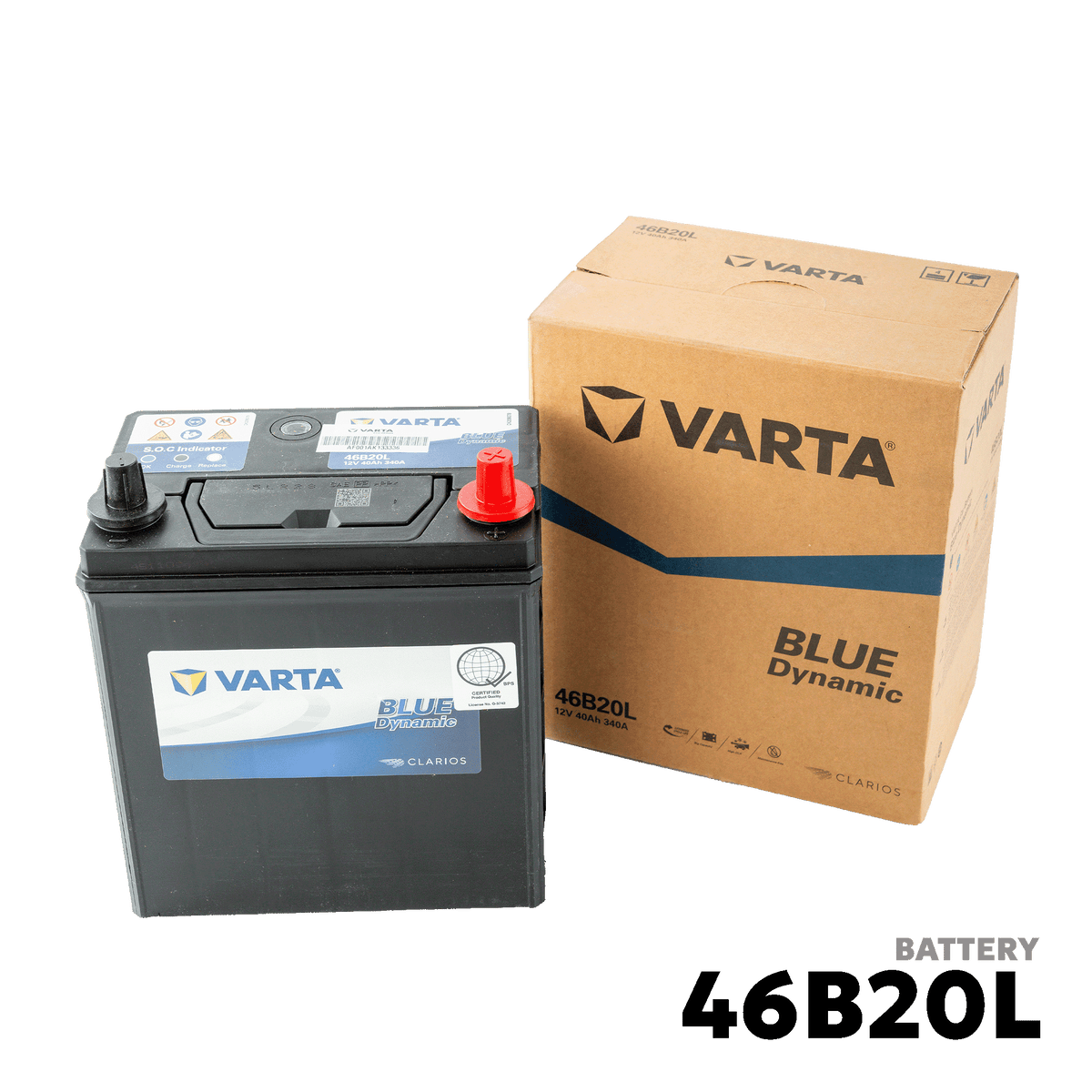 2014 - 2023 TOYOTA WIGO BATTERY - VARTA - 46B20L