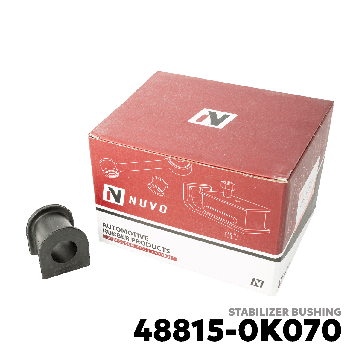 2004 - 2015 TOYOTA INNOVA GEN 1 STABILIZER BUSHING - NUVO-PRO - 48815-0K070