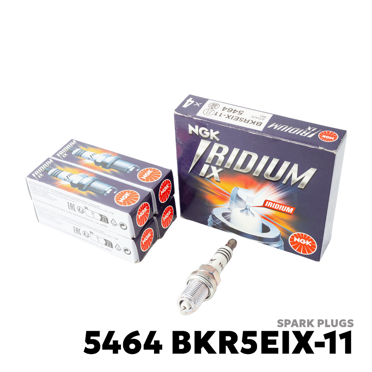 2003 - 2013 TOYOTA VIOS GEN 1 / 2 SPARK PLUGS - NGK - 5464 BKR5EIX-11