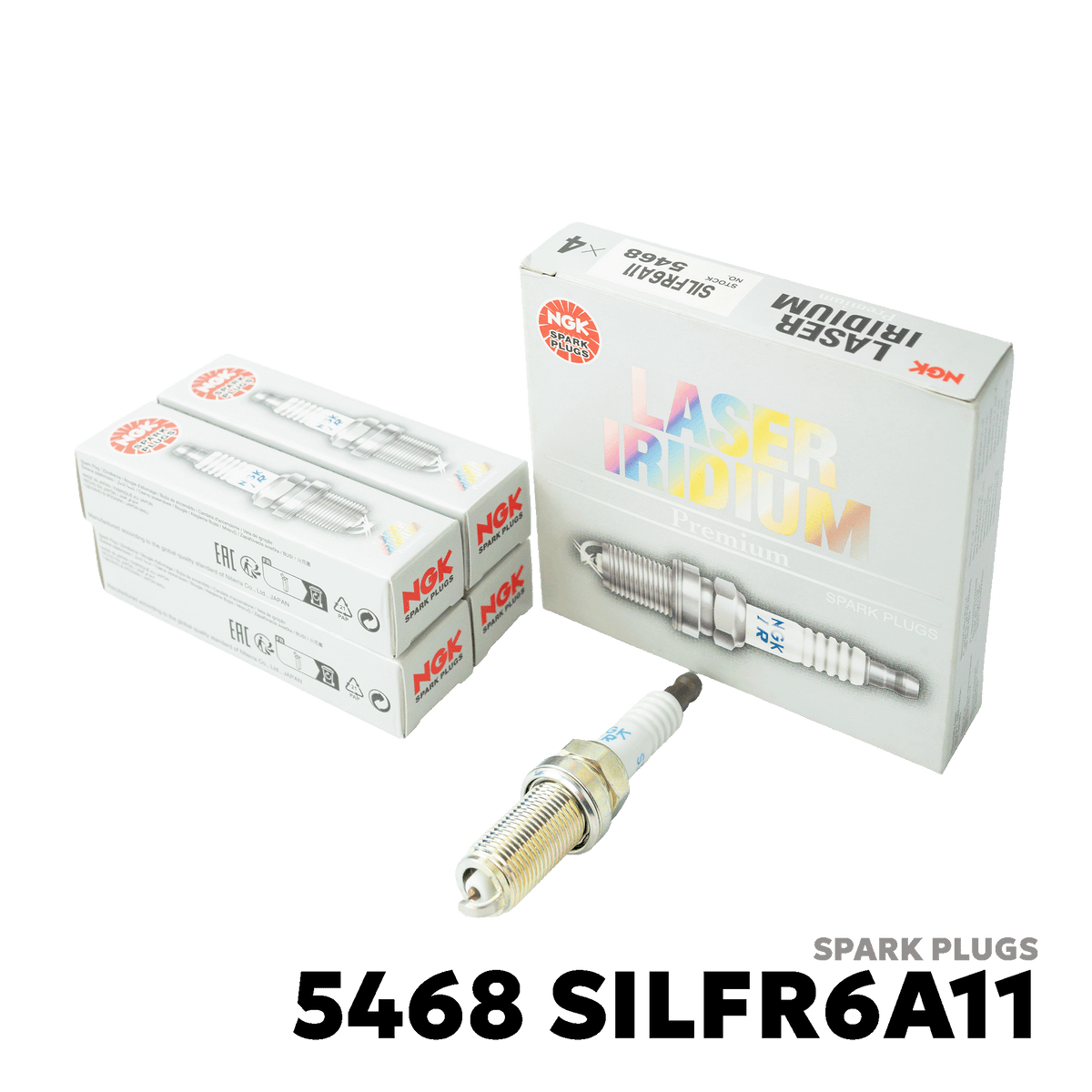 2008 - 2019 SUZUKI GRAND VITARA II SPARK PLUGS - NGK - 5468 SILFR6A11