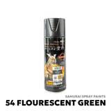 ALL VEHICLES SPRAY PAINT - SAMURAI - 54 FLOURESCENT GREEN