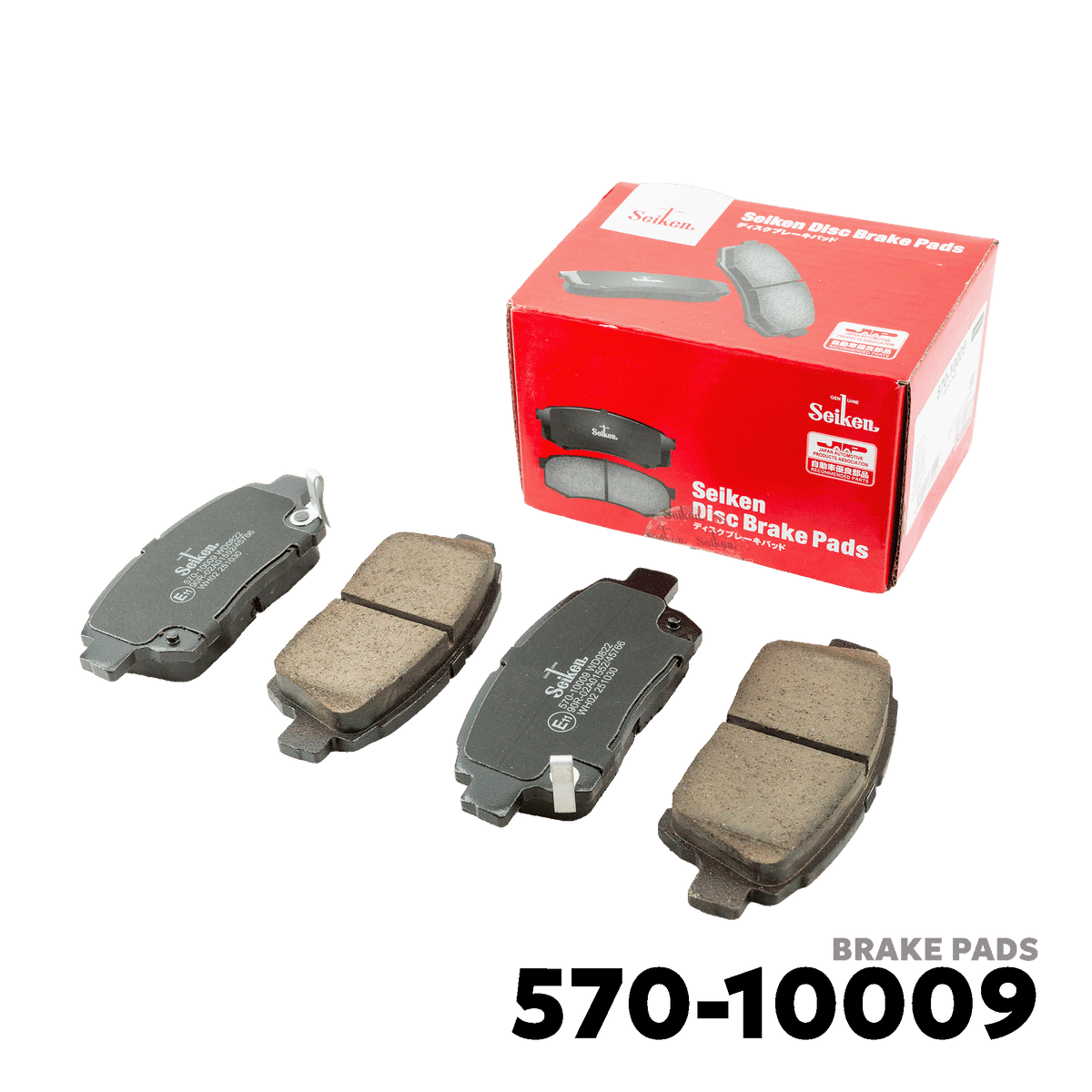 2003 - 2007 TOYOTA VIOS ROBIN BRAKE PAD - SEIKEN 570-10009
