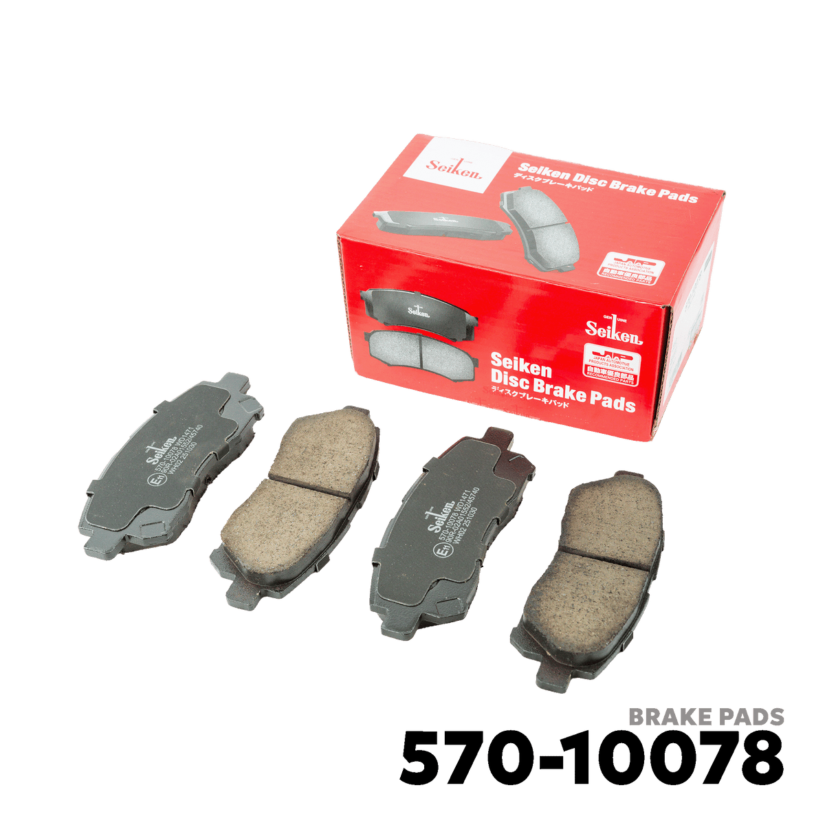 2010 - 2015 TOYOTA HILUX 4X2 BRAKE PAD - SEIKEN 570-10078
