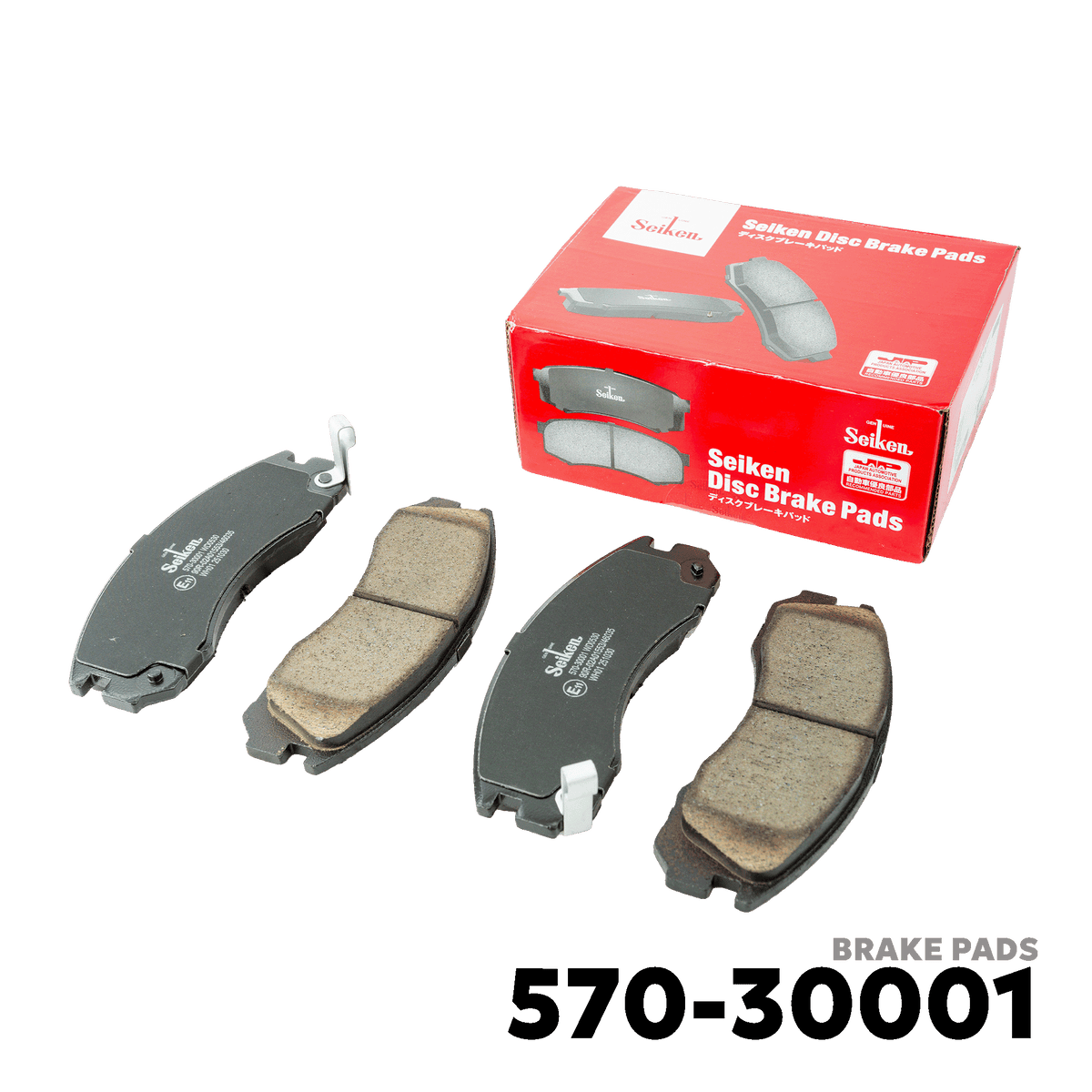1998 - 2002 MITSUBISHI LANCER EVO 5 / 6 BRAKE PAD - SEIKEN 570-30001