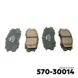2008 - 2015 MITSUBISHI MONTERO SPORT GLX / GLS / GT BRAKE PAD - SEIKEN 570-30014