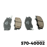 1998 - 2004 TOYOTA TAMARAW REVO BRAKE PAD - SEIKEN 570-40002