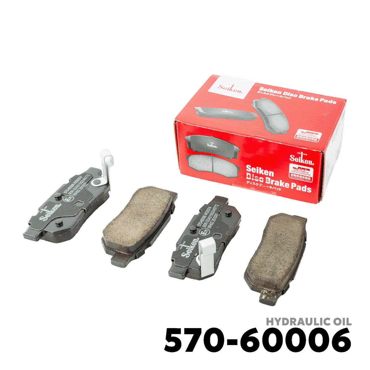 2003 - 2008 HONDA CITY / JAZZ GD BRAKE PAD - SEIKEN 570-60006