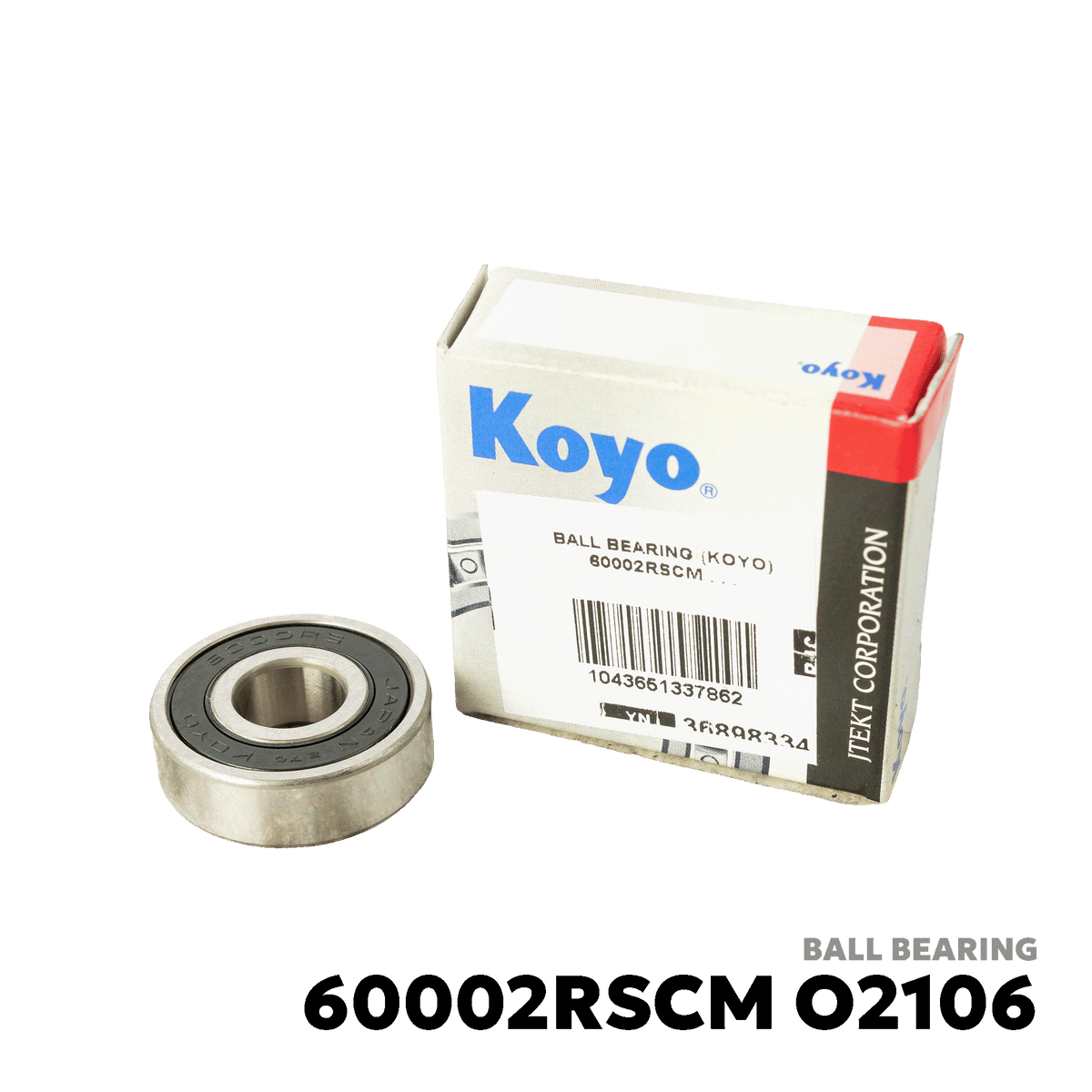 2007 - 2026 YAMAHA MIO SPORTY / MIO i 125 / AEROX / NMAX BALL BEARING - JTEKT - 60002RSCM O2106
