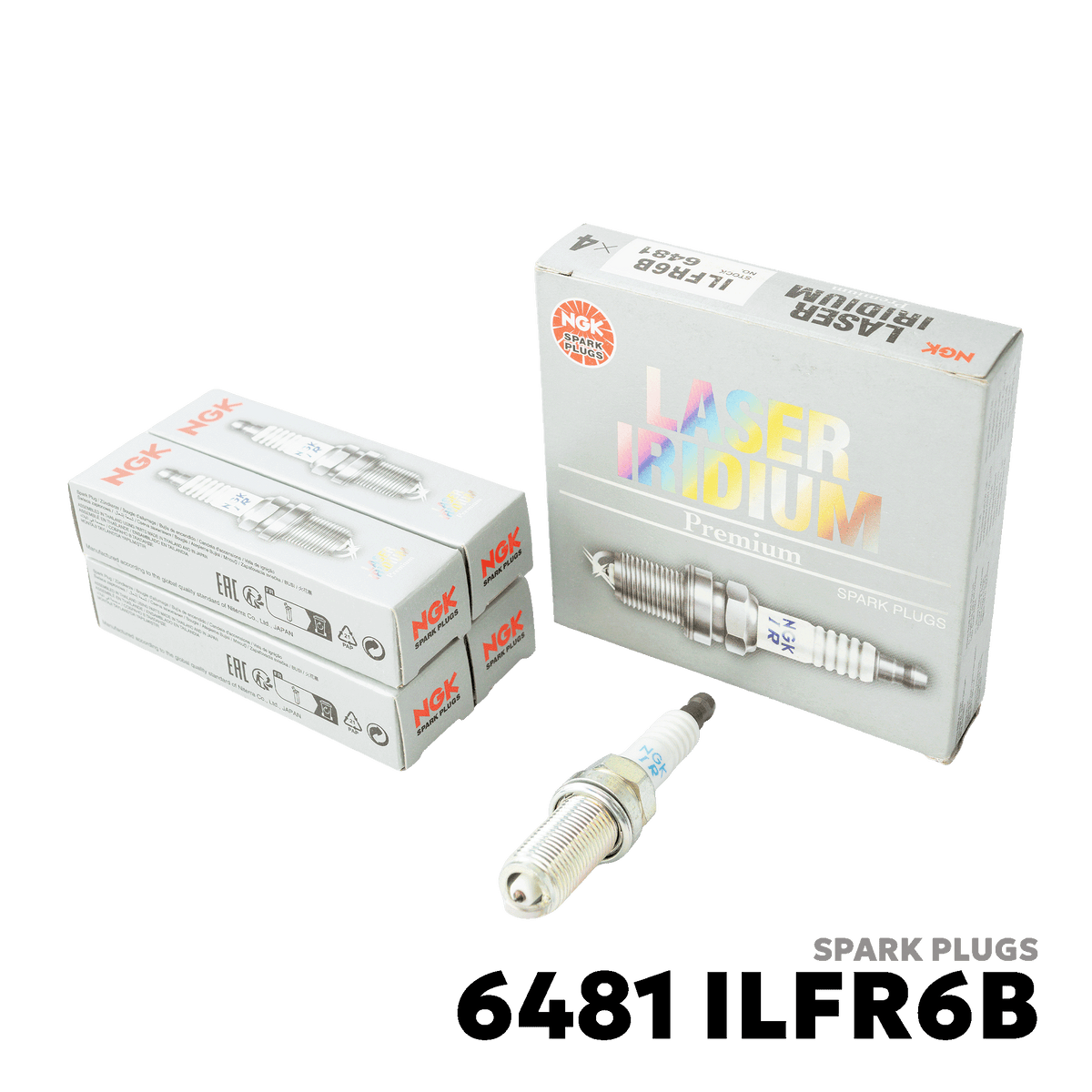 2004 - 2013 SUBARU FORESTER SPARK PLUGS - NGK - 6481 ILFR6B